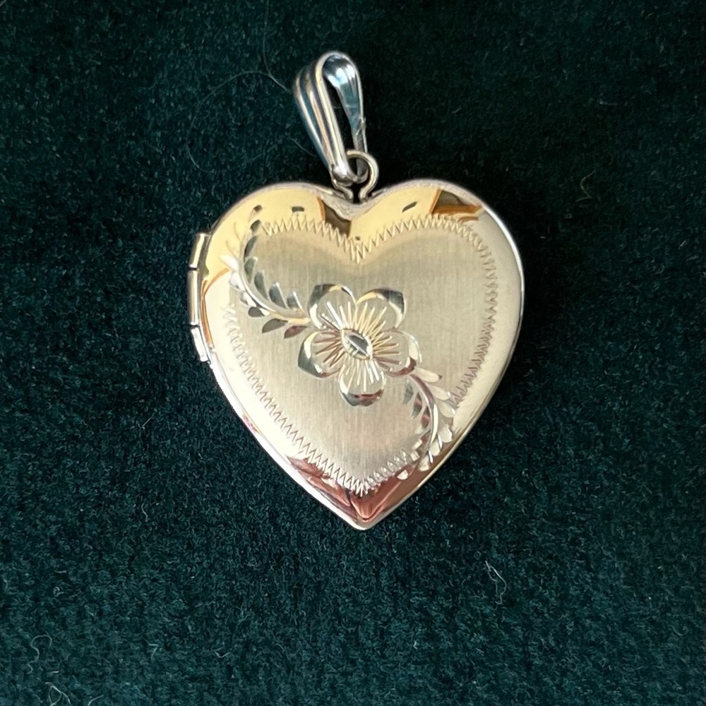 White Gold Locket